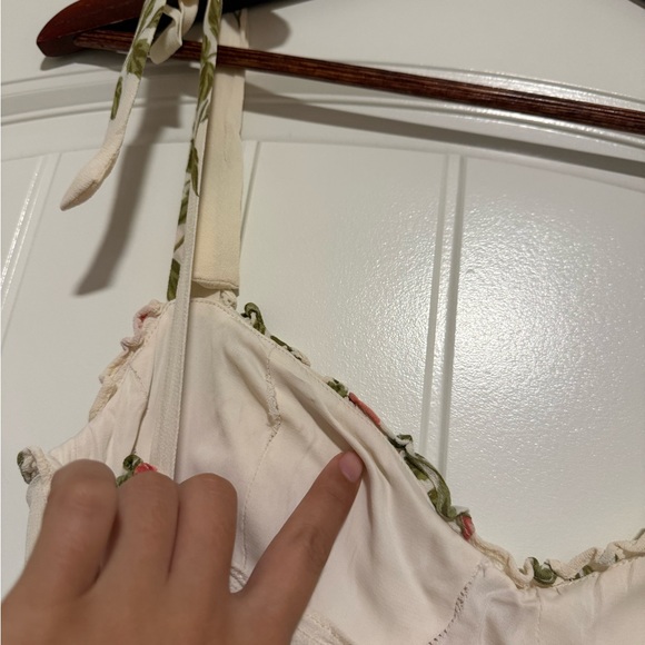 Reformation Nikita Jolie Cream Floral Dress - Picture 12 of 13